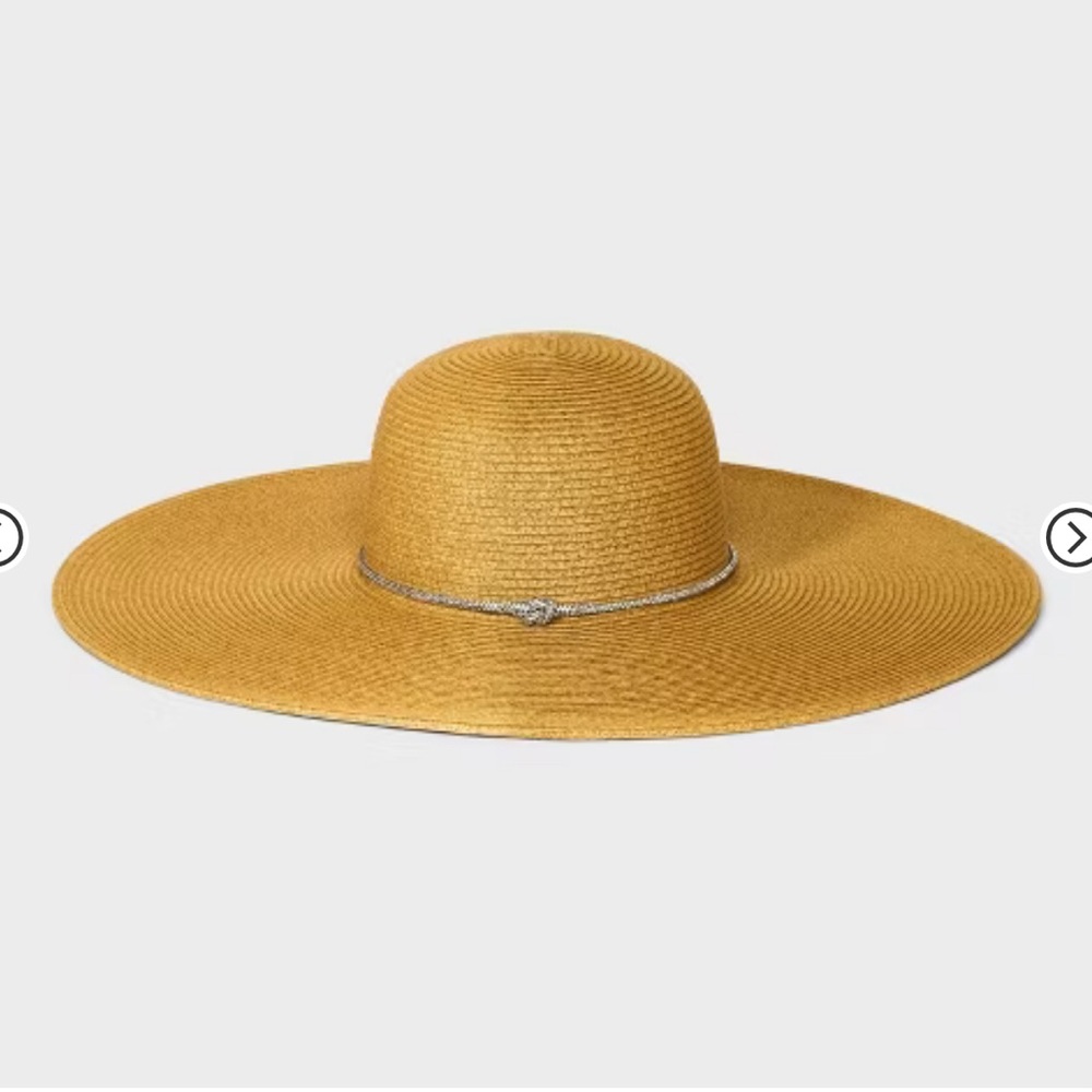 A New Day Gold Floppy Brim Hat